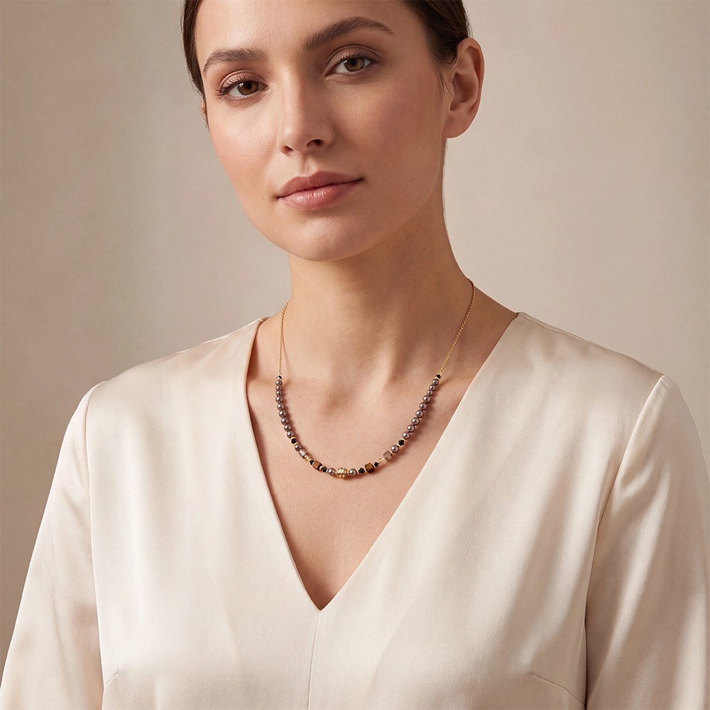 Колье Coeur de Lion Brown-Gold 3033/10-1116