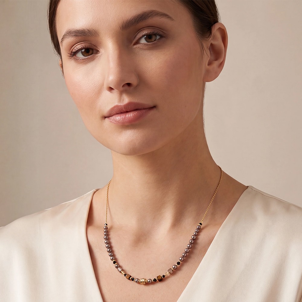 Колье Coeur de Lion Brown-Gold 3033/10-1116