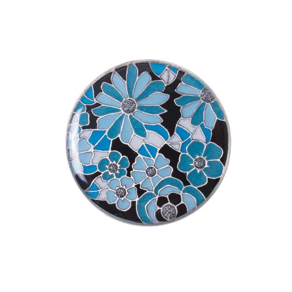 Брошь Clara Bijoux Ромашки F75397 BL