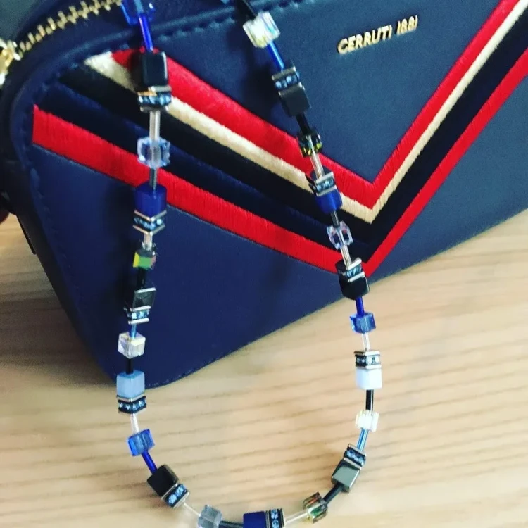 Колье Coeur de Lion Blue-Grey 4014/10-0712