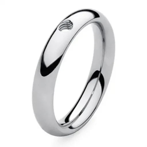 Кольцо Qudo - База Basic Small Silver 16.0 мм 627040 S