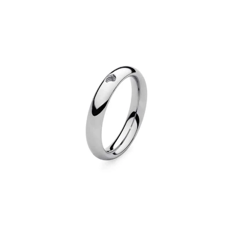 Кольцо Qudo - База Basic Small Silver 16.0 мм 627040 S