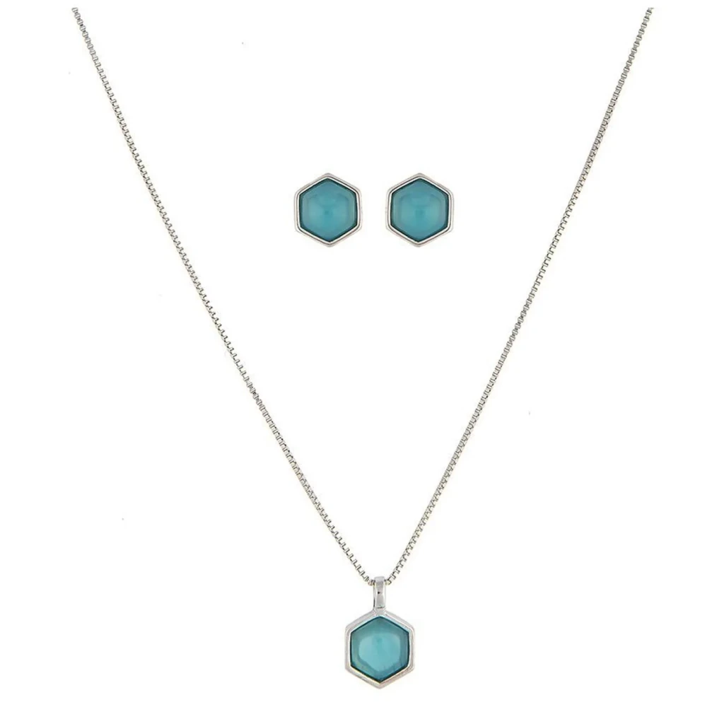 Комплект Possebon blue sky agate S0480.21 B/S