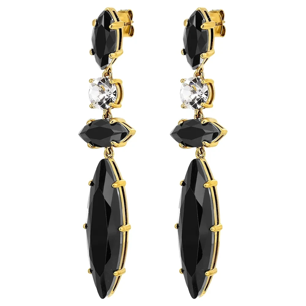 Серьги Dyrberg Kern TENERE SG BLACK_CRYSTAL 470031