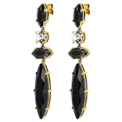 Серьги Dyrberg Kern TENERE SG BLACK_CRYSTAL 470031