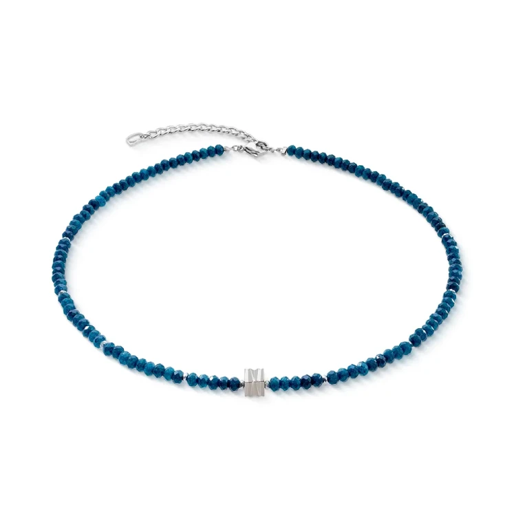 Колье Coeur de Lion Blue-Silver 3045/10-0717