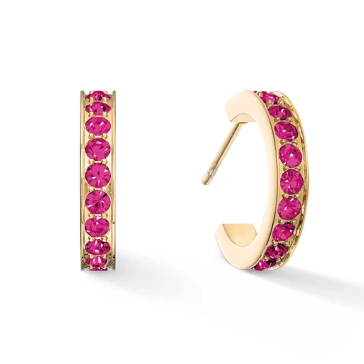 Серьги Coeur de Lion Pink-Gold 0127/21-0416