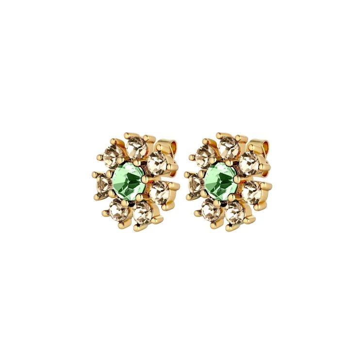 Серьги Dyrberg Kern AUDE SG L.GREEN/GOLDEN 440041