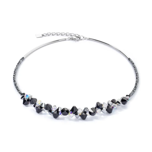 Колье Coeur de Lion Black-Crystal 4640/10-1318