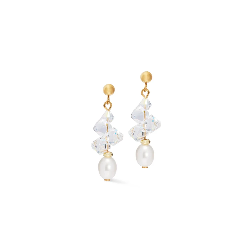 Серьги Coeur de Lion Crystal-Gold 1136/21-1816
