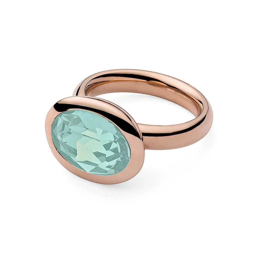 Кольцо Qudo Tivola Pacific Opal 16.5 мм 650523 BL/RG