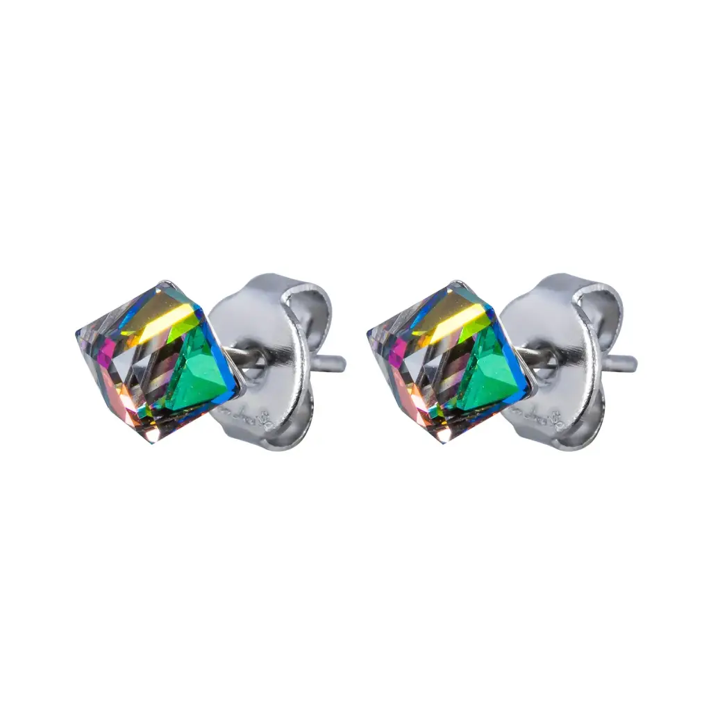 Пусеты Crystal Holographic SWE0127/1 H S