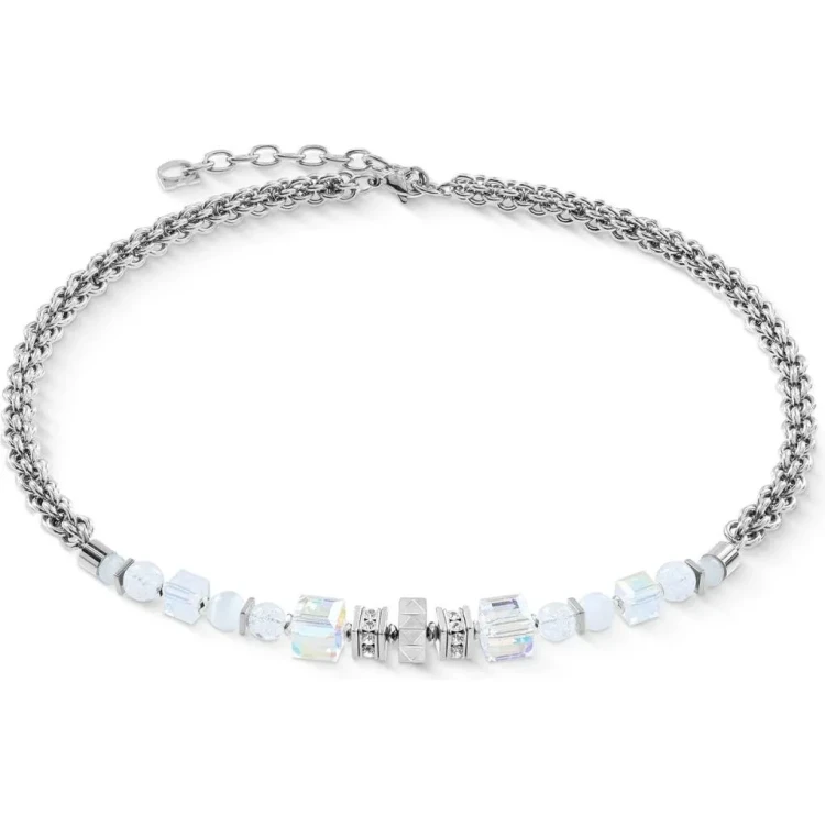 Колье Coeur de Lion White-Silver 3022/10-1417