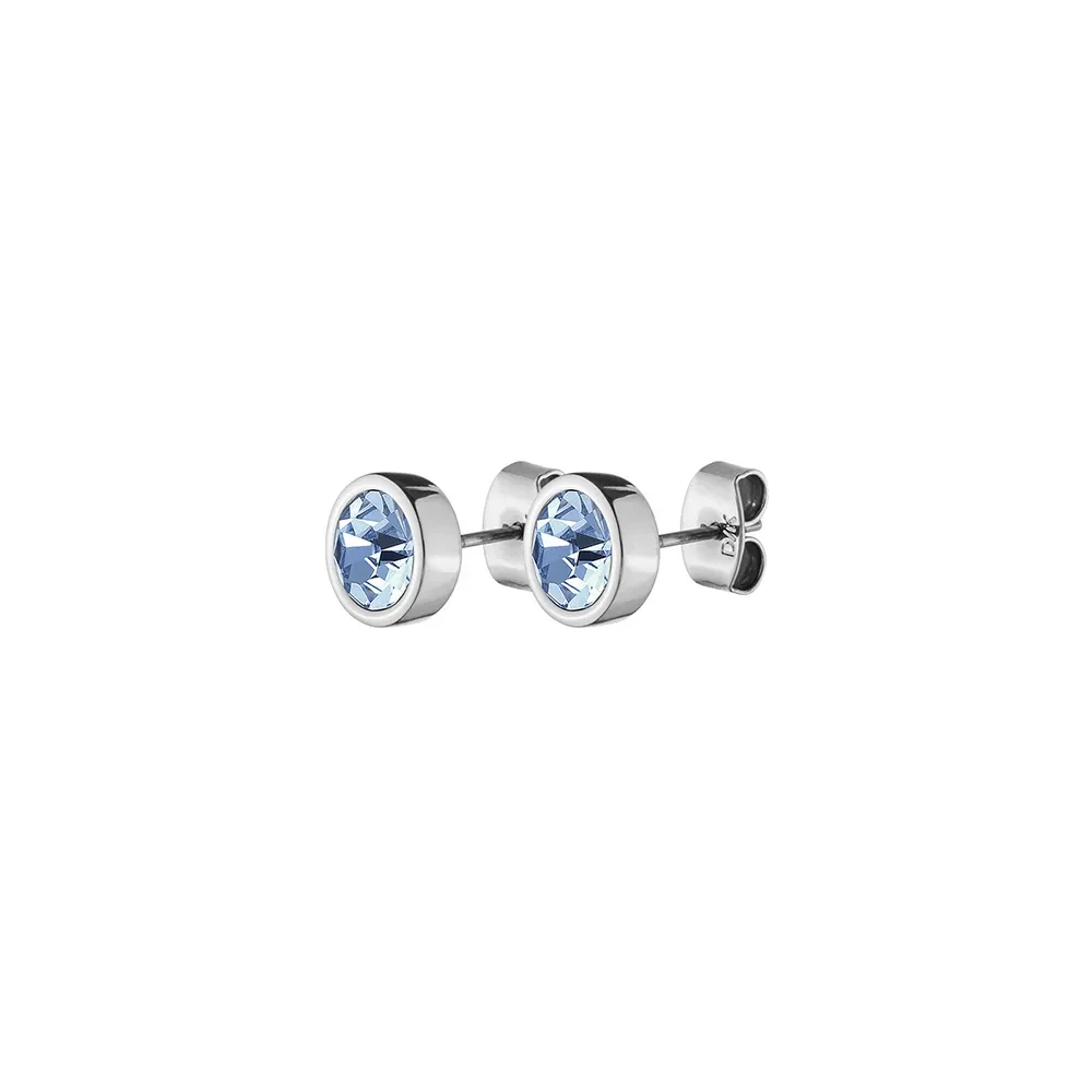 Серьги Dyrberg Kern NOBLE SS LIGHT SAPPIRE 350800 BR/S