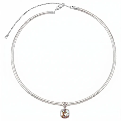 Колье Silver Shade B2506.2 BW/S Fiore Luna