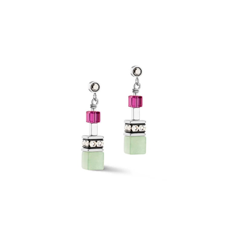Пусеты Coeur de Lion Multicolour Gemstone 4709/21-1561