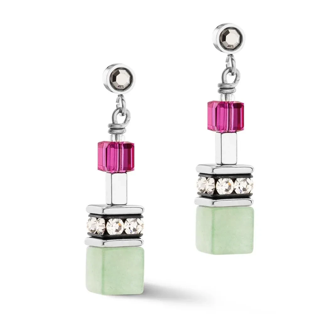 Пусеты Coeur de Lion Multicolour Gemstone 4709/21-1561