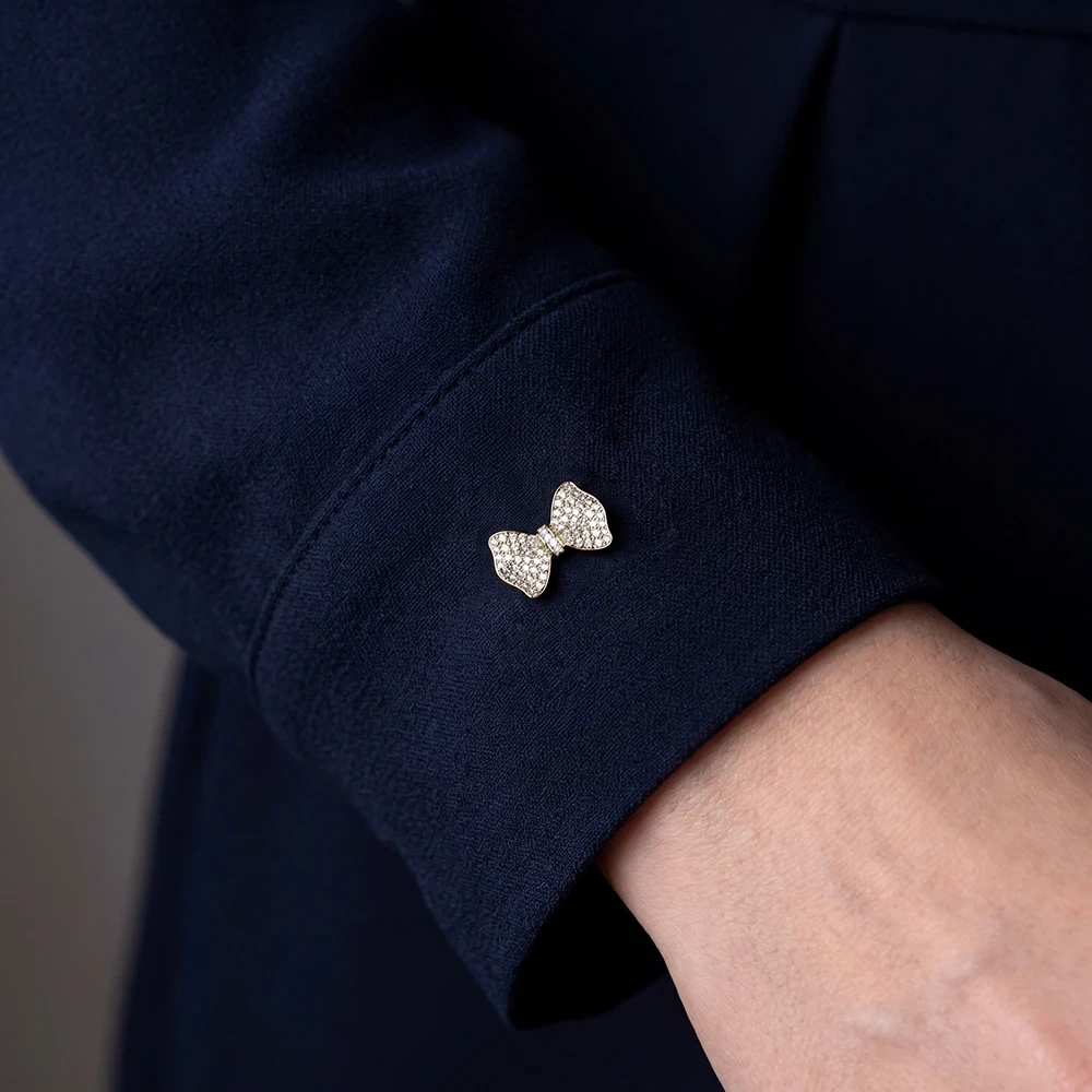 Брошь Бантик на игле FBF00169-03 S Fiore Luna