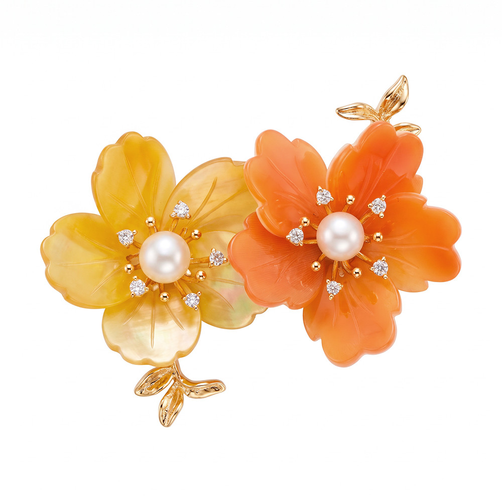 Брошь Fiore Luna XR16422A1 BR/G