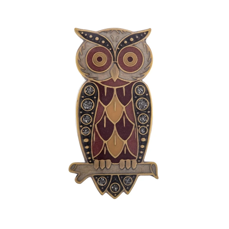 Брошь Clara Bijoux Сова F25012-32 BR