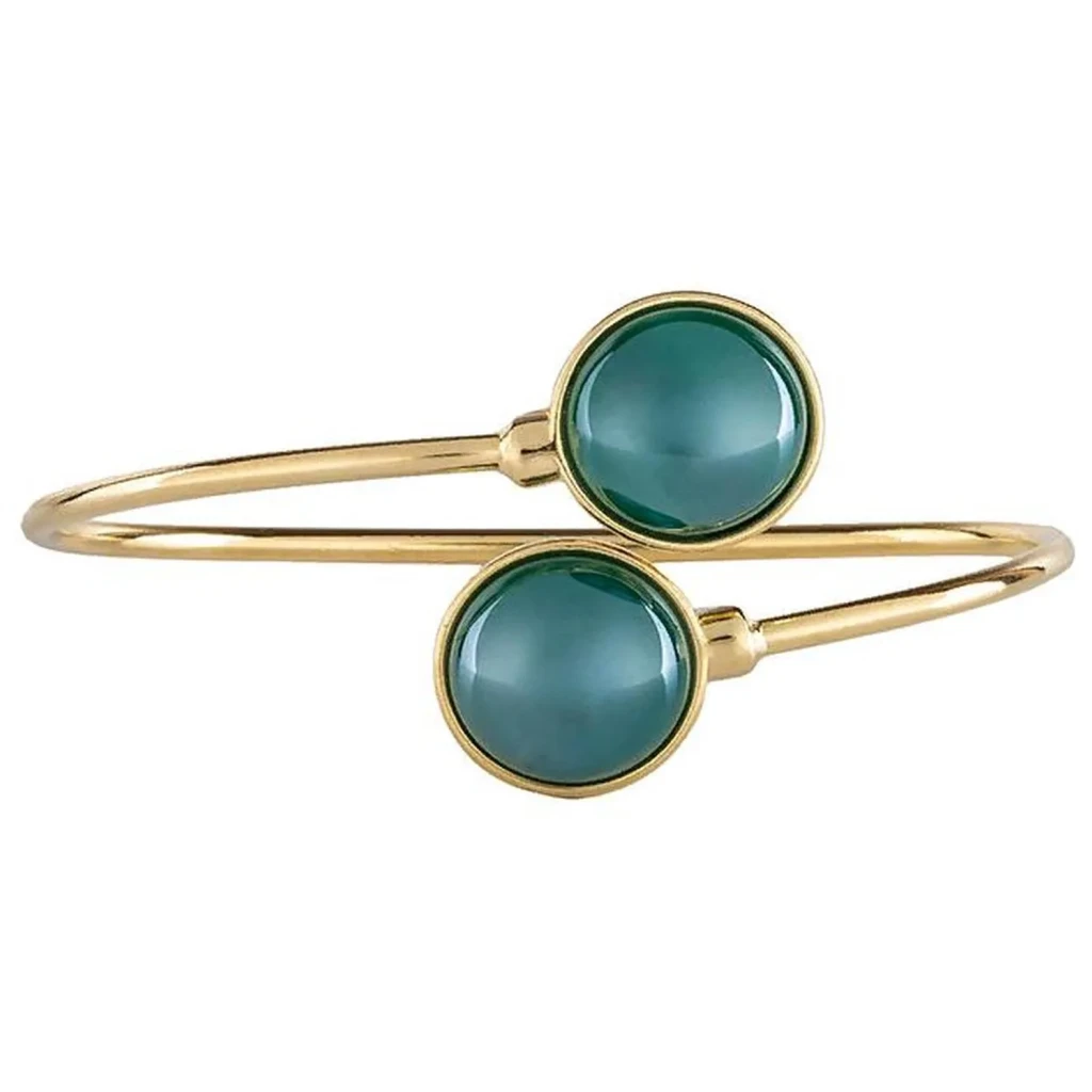 Браслет Possebon pearl green agate С1366.17 G/G