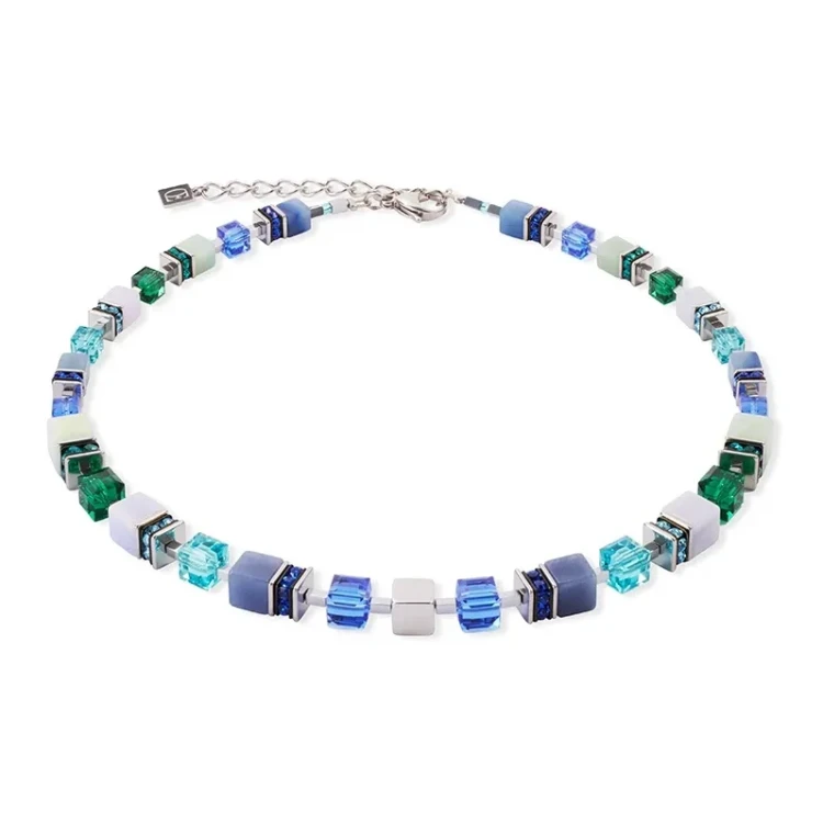 Колье Coeur de Lion Blue-Green 3039/10-0705