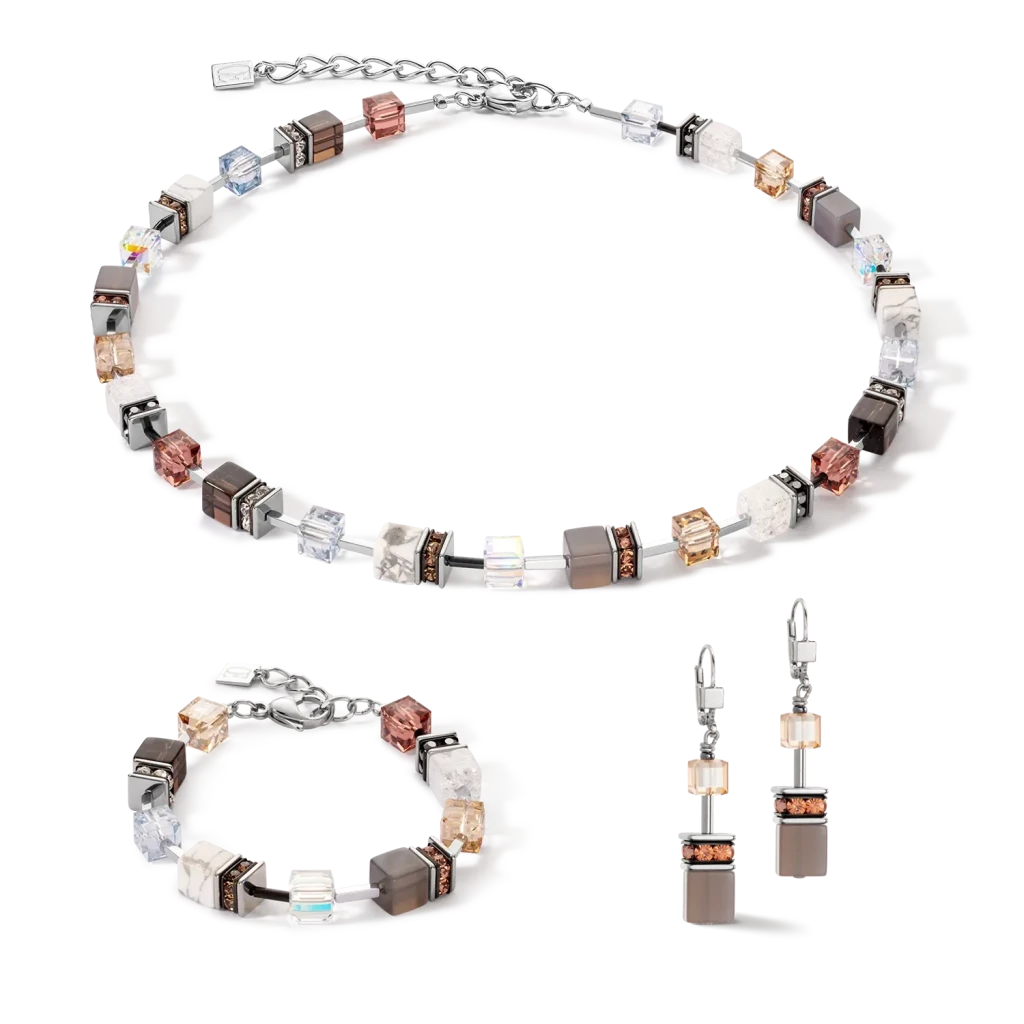 Серьги Coeur de Lion Cognac-Beige 4505/20-1130