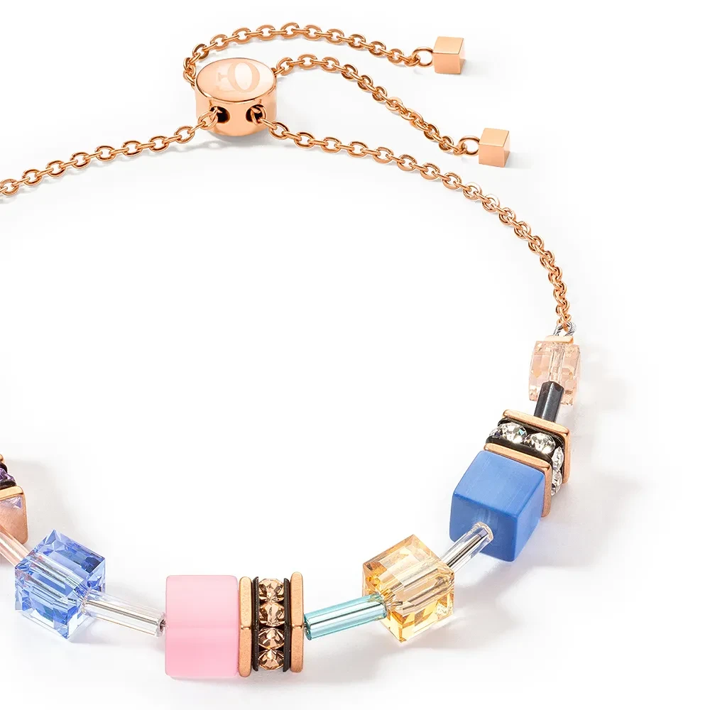 Браслет Coeur de Lion Light Blue - Rose 3030/30-0752