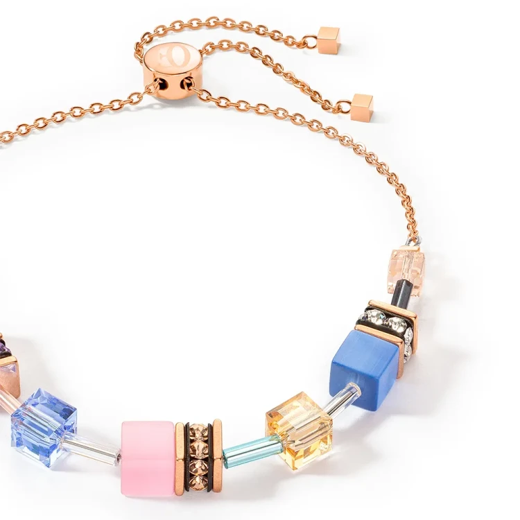 Браслет Coeur de Lion Light Blue - Rose 3030/30-0752