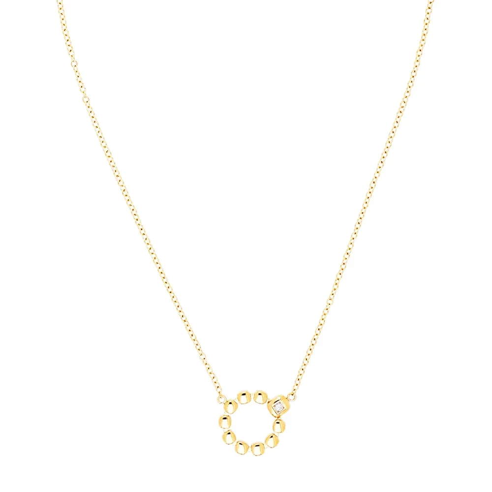 Колье Coeur de Lion Crystal-Gold 2056/10-1816