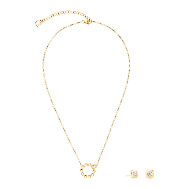 Колье Coeur de Lion Crystal-Gold 2056/10-1816