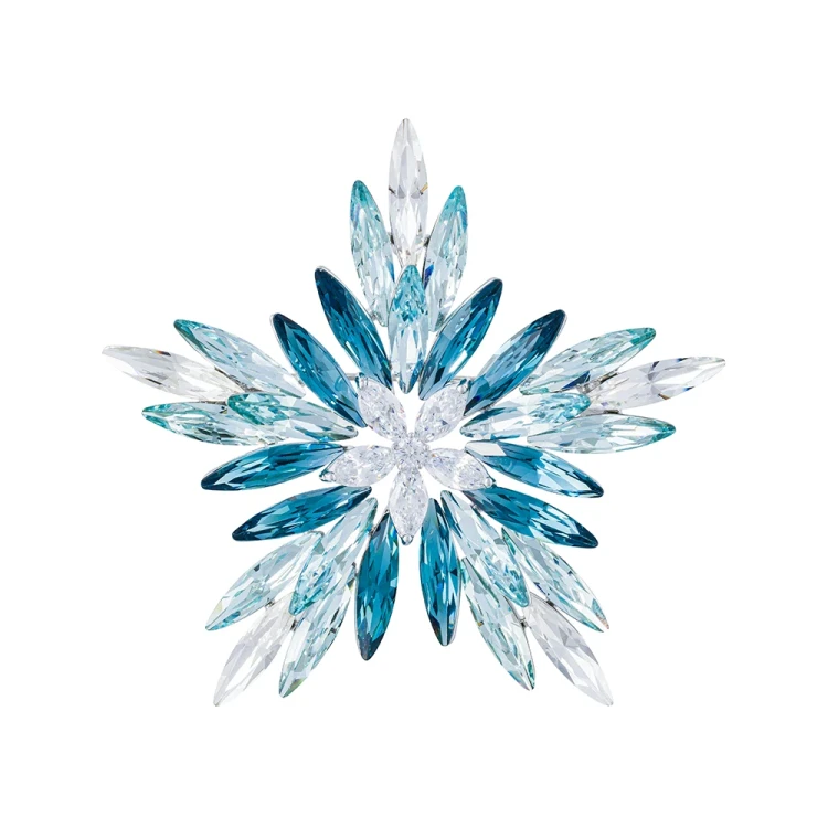 Брошь Fiore Luna Fiore Luna СНЕЖИНКА  Zircon+crystal XR1279B1 BL/S