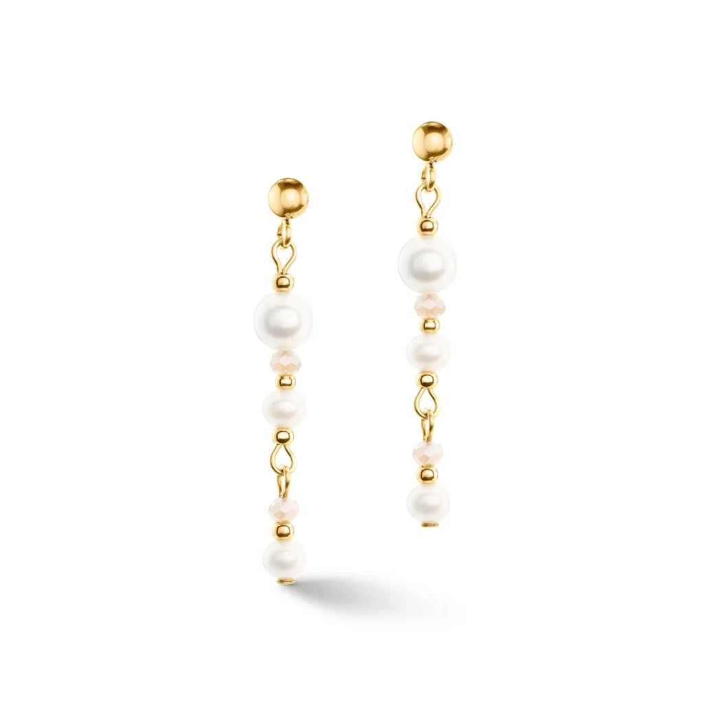 Пусеты Coeur de Lion White-Gold 1116/21-1416