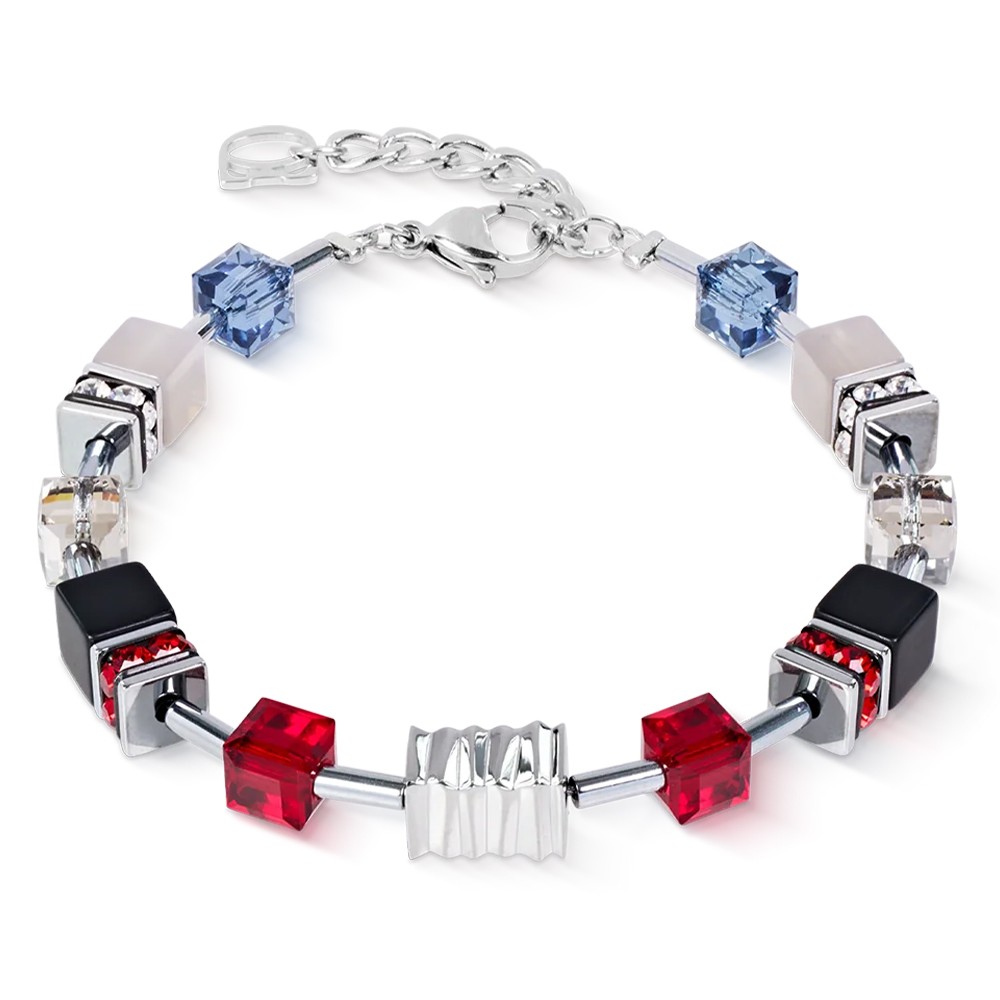Браслет Coeur de Lion Grey-Red 3025/30-1203
