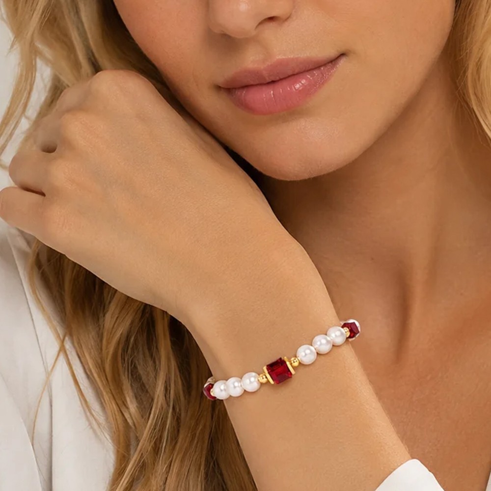 Браслет Coeur de Lion Dark Red 2110/30-0321