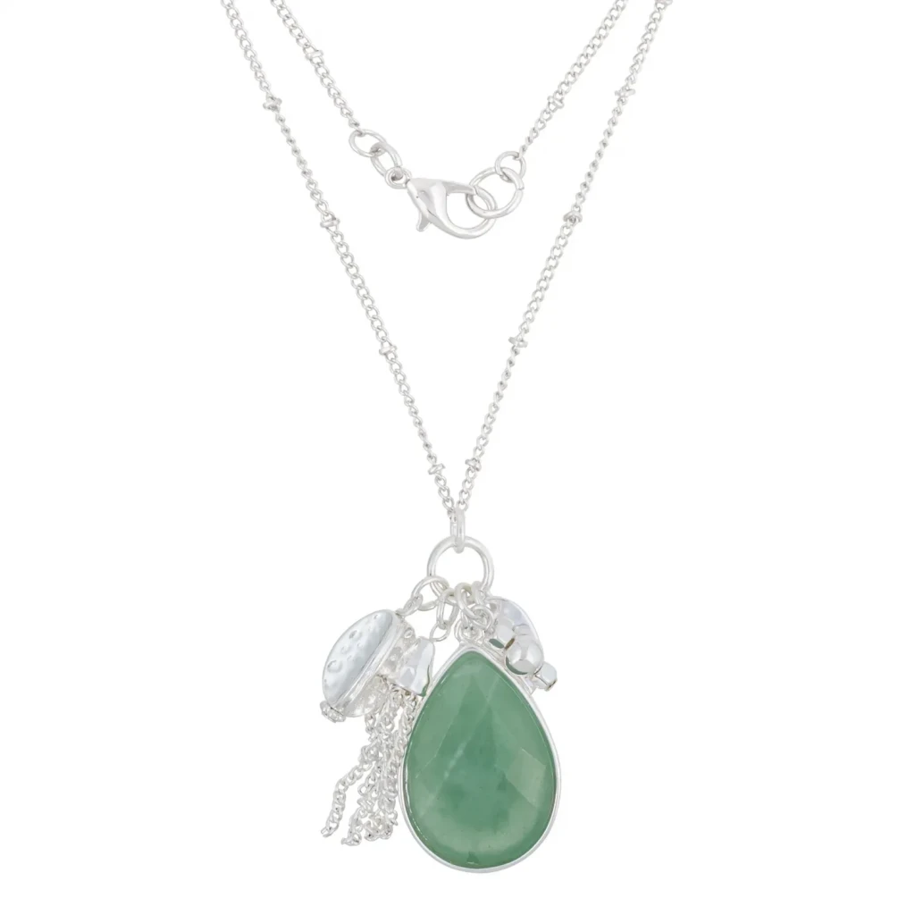 Колье Fiore Luna GREEN AVENTURINE LN5126 RG/S