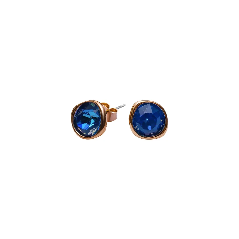 Пусеты Royal Blue Delite A1909.23 BL/RG