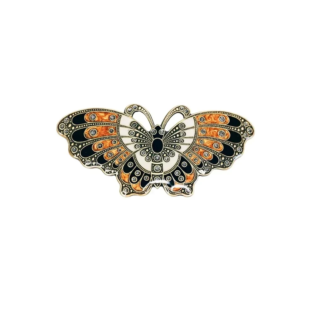 Заколка для волос Clara Bijoux Бабочка G29057-17 BR/G