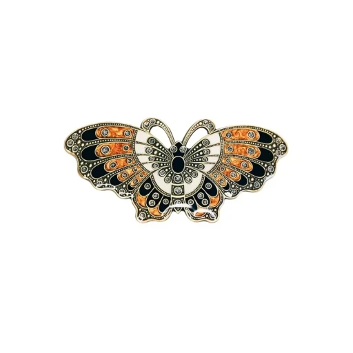 Заколка для волос Clara Bijoux Бабочка G29057-17 BR/G