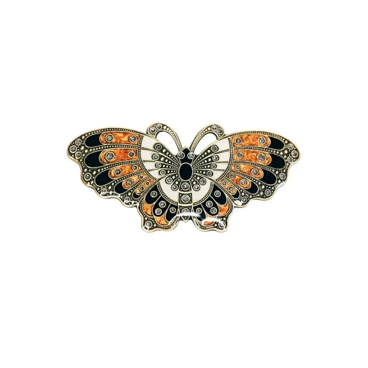 Заколка для волос Clara Bijoux Бабочка G29057-17 BR/G
