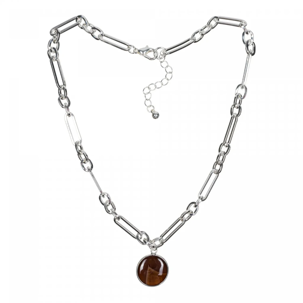 Колье Fiore Luna COFFE AGATE LN5148 BR/S