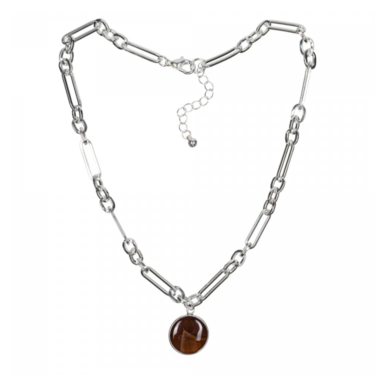 Колье Fiore Luna COFFE AGATE LN5148 BR/S
