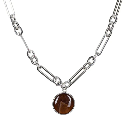 Колье Fiore Luna COFFE AGATE LN5148 BR/S