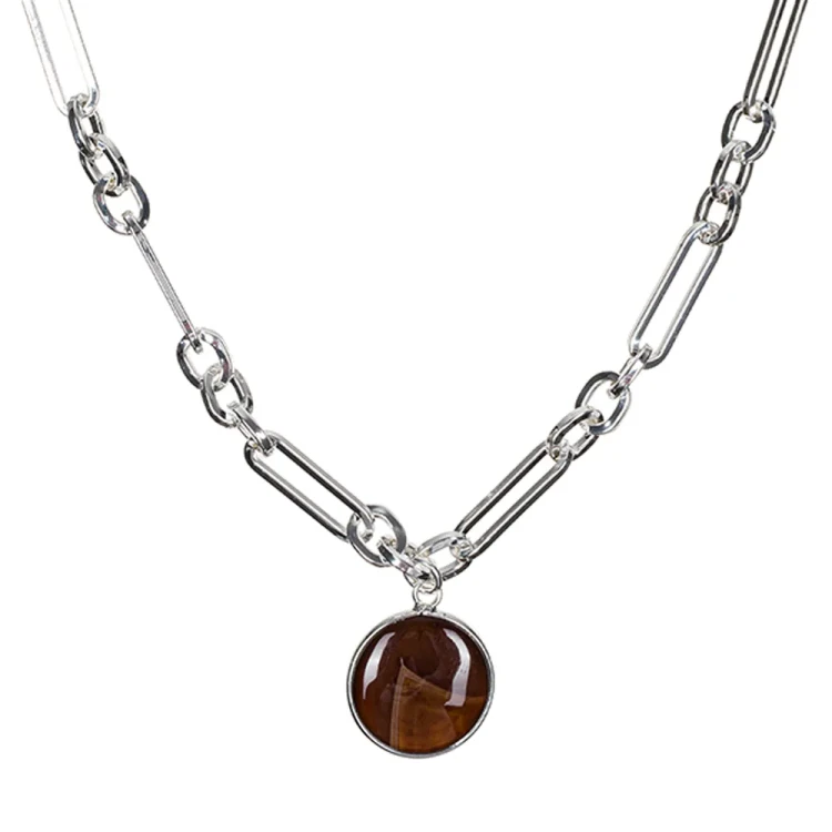 Колье Fiore Luna COFFE AGATE LN5148 BR/S