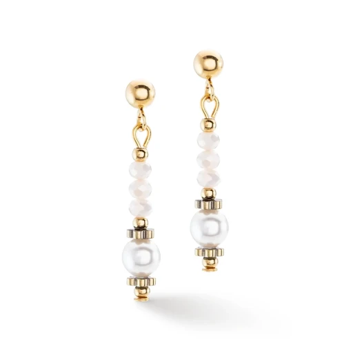 Серьги Coeur de Lion White 4434/21-1400
