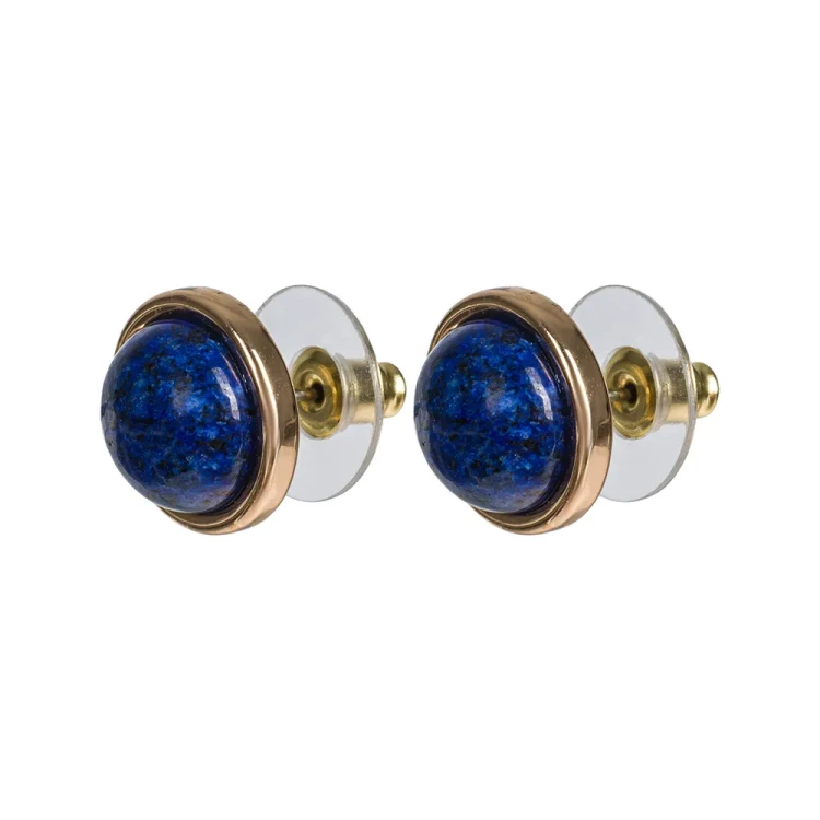 Fiore Luna Пусеты NATURAL LAPIS LE1106 BL/G