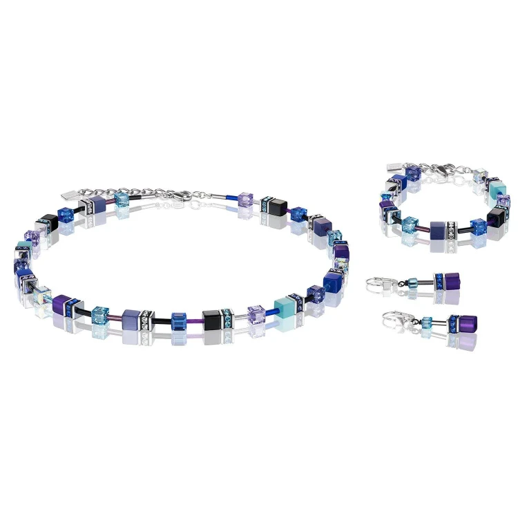 Серьги Coeur de Lion Blue-Purple 2838/20-0708
