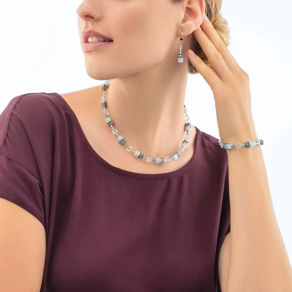 Колье Coeur de Lion Light Aqua 4020/10-2020