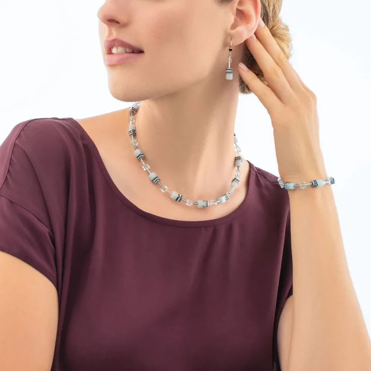 Колье Coeur de Lion Light Aqua 4020/10-2020