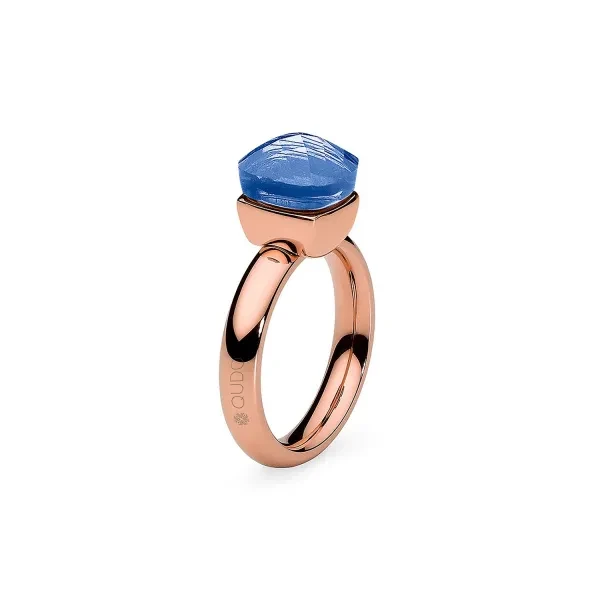 Колье Qudo Firenze light sapphire 400188.1 BL/RG